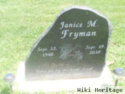 Janice M Fryman