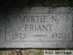 Myrtie N Taber Friant