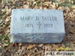 Mary D. Whitcomb Taylor