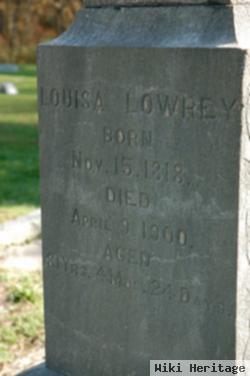 Louisa Barrow Lowrey