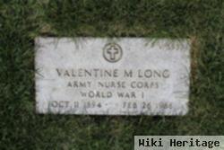 Valentine M Long