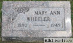 Mary Ann Wheeler