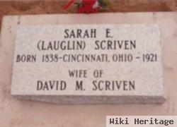 Sarah Ann Laughlin Scriven