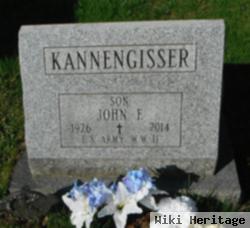 John F Kannengisser