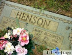 Mary Elizabeth "lizzie" Mason Henson