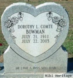 Dorothy L Comte Bowman