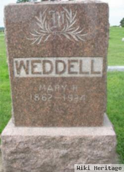 Mary H Weddell