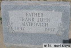 Frank John Matkovich, Sr