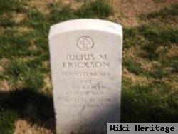 Pvt Julius M Erickson