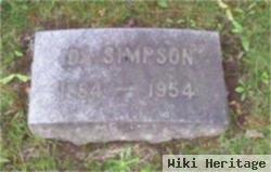 Ida A Pierson Simpson