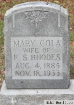 Mary Cola Roddenberry Rhodes