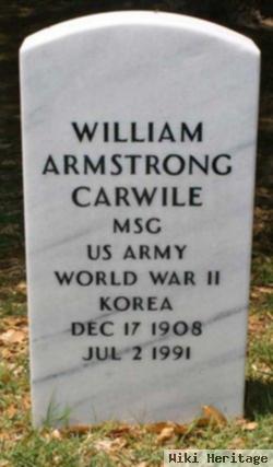 Msgt William Armstrong Carwile