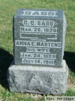 Anna E. Martens Sass