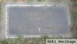 Alberta Lee Hill Pierron