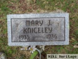 Mary J Kniceley