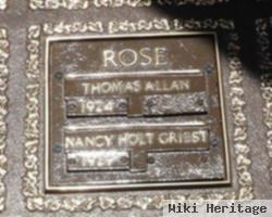 Nancy Holt Griest Rose