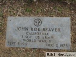 John Roe Beaver