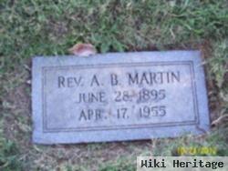 Rev A. B. Martin