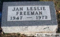 Jan Leslie Freeman