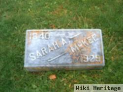 Sarah A Mckee