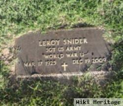 Leroy Snider