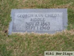 Georgie Ann Eddleman Riddle