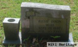 Rissie Dixon Webb