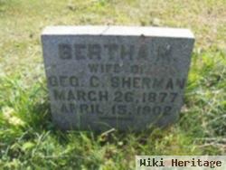 Bertha M Sherman