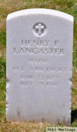 Henry P Lancaster