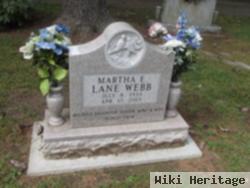 Martha Elizabeth Lane Webb
