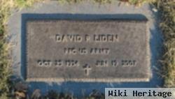 David R Liden