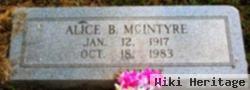 Alice B "granny" Mcintyre