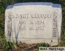 Silas Dewitt Alexander