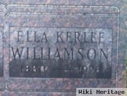 Cora Ellen "ella" Kerlee Williamson