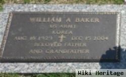 William A Baker, Sr