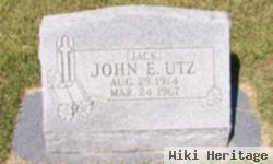 John E "jack" Utz