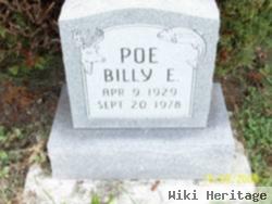 Billy E. Poe