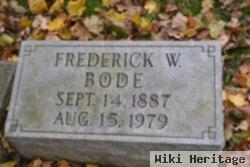 Frederick W Bode