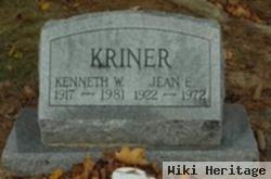 Jean E Kriner