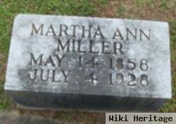 Martha Ann Saunders Miller