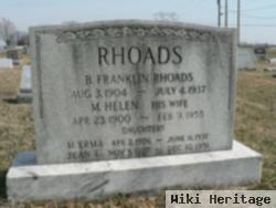 M Helen Rhoads