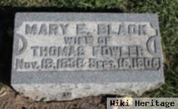 Mary E Black Fowler