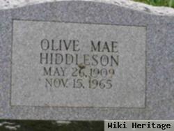 Olive Mae Hiddleson