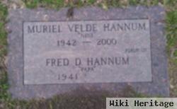 Fred D Hannum