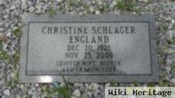 Christine Schlager England