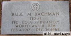 Merron Reuben "rube" Bachman