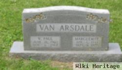 W. Paul Vanarsdale