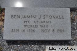 Pfc Benjamin J Stovall