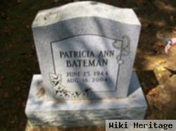 Mrs Patricia Ann "patty" Gibson Bateman