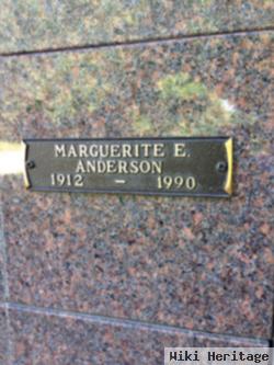 Marguerite E. Anderson